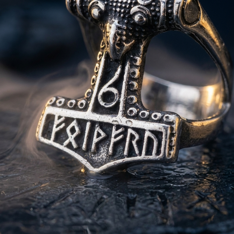 Anneau de Thor en contexte nordique angle macro