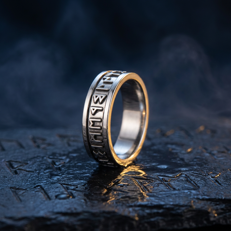 Anneau Rune Viking en contexte nordique
