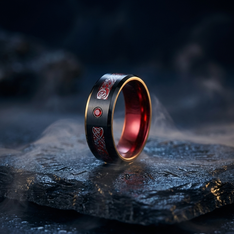 Anneau Viking Ragnarok en contexte nordique