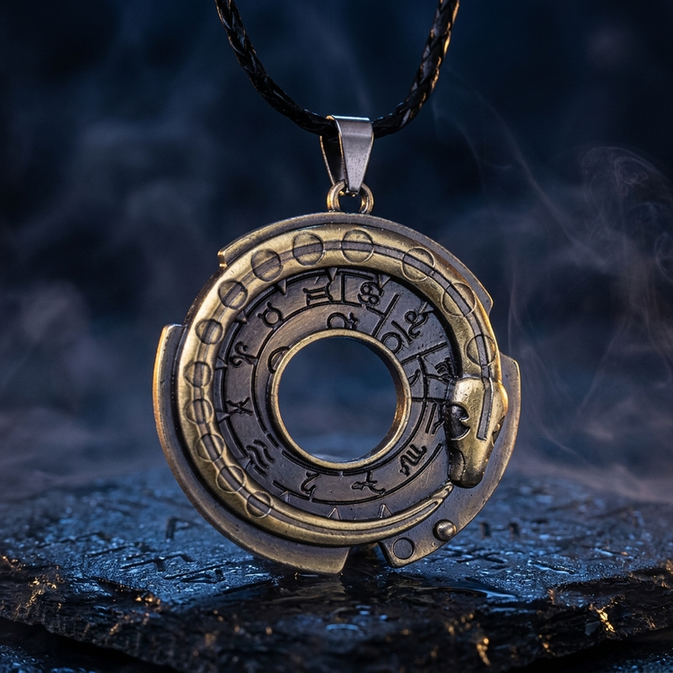 Collier Serpent Jormungandr en contexte nordique